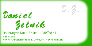 daniel zelnik business card